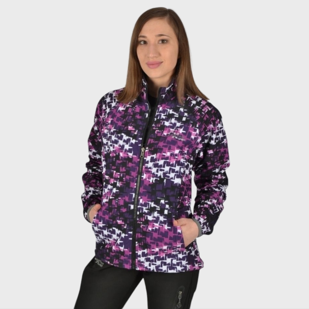 Columbia Titanium Women's The Tokyo Hooded Reversible Softshell Jacket Purple M